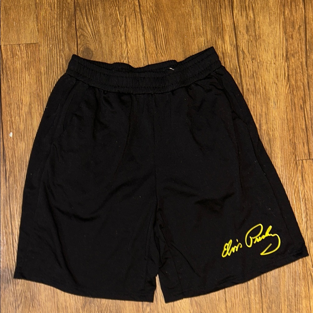 Black Athletic Men's Shorts